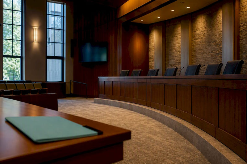 Ann Arbor council chamber interior