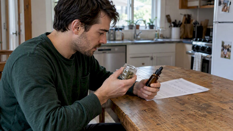 CBD flower oil and certificate under review